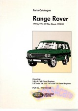 RANGE ROVER Manuel De Pièces