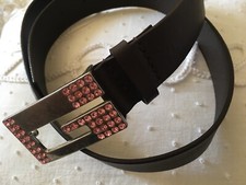 GUESS Ceinture ajustable small boucle strass 85 cm  taille S