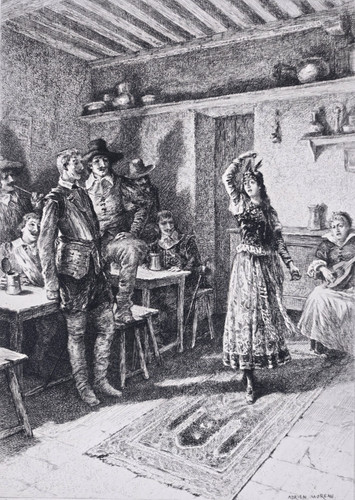 Eau forte 1892 - eau, la