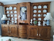 vaisselier ancien Chêne Massif Louis XV