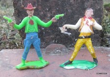 SOLDATS DULCOP FAR WEST / 2 FIGURINES COWBOYS  NO STARLUX REAMSA CYRNOS NARDI