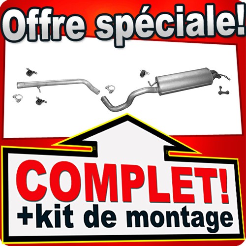 Pot échappement pour - d'échappement,