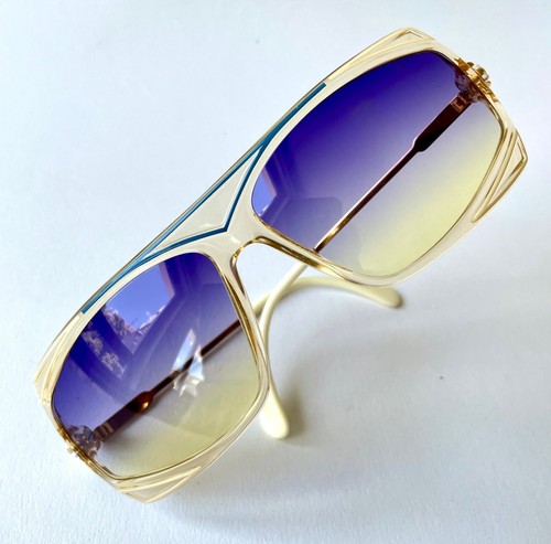 Vintage cazal 853 - col, bleu