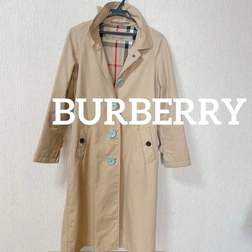 Trench burberry beige coton - trench,