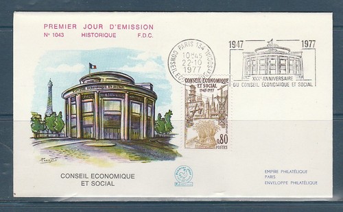 Enveloppe 1er jour conseil - enveloppe,