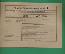 PORT OFFERT  1 ration de