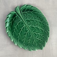 Coupelle publicitaire liqueur NOISETTE CHICANNE feuille de noisetier ~17x14cm