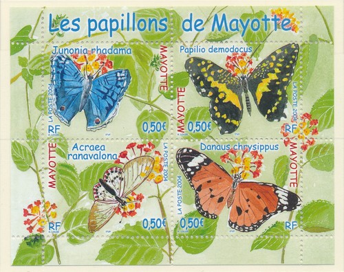Timbre mayotte 154 157 - timbre, neuf