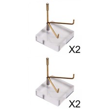 Lot De 4 Présentoir Minéraux