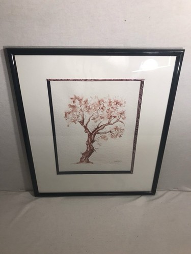 Tableau aquarelle arbre - tableau,
