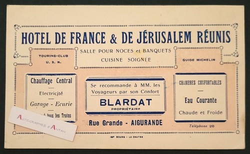 Aigurande hôtel de france - ●,