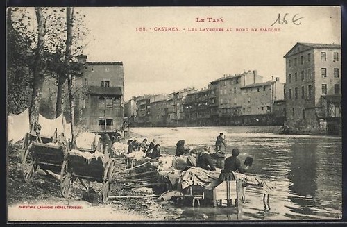 Cpa castres les lavoirs au - cpa,