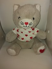 Peluche Doudou Chat Gris