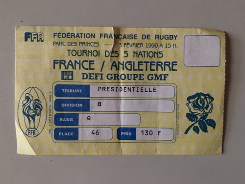 Ticket match rugby tournoi - rugby,