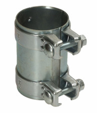 Collier de Serrage Échappement Double Raccord Tuyau Clamp 75/76x125 MM