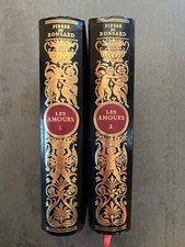 Pierre de Ronsard Les Amours Tomes 1 et 2 Jean de Bonnot 1980
