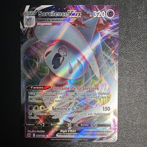 Carte pokémon sorcilence vmax - carte,