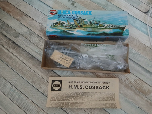 Maquette complète hms cossack - complète,