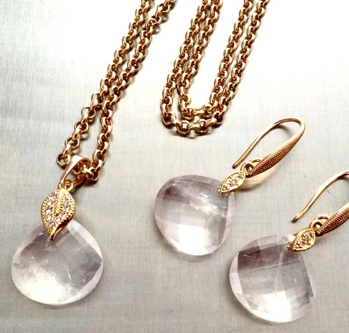 Plaqué 18k quartz cristal - plaqué, 18k-quartz-cristal