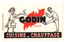 Buvard Godin Cuisine - Chauffage - Formation : 21x13.5 cm