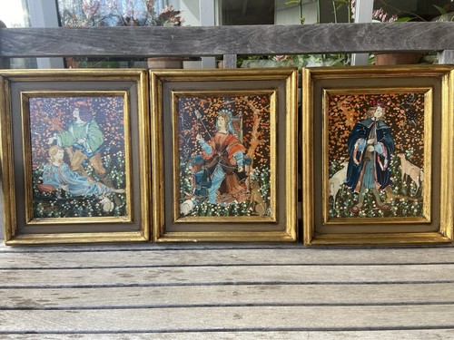 Superbe tryptique tableaux - tryptique,
