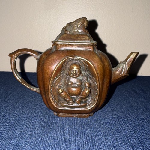 Red copper chinese - red, teapot
