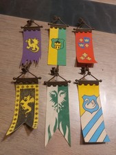 Playmobil Médiéval Forteresses 6 Portes Étendard Avec Fanions Et Étendard