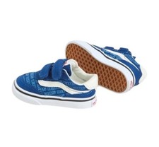 Chaussure Vans Brooklyn LS V. A Scratch Enfant Bleu - Collection 2025 Taille 22