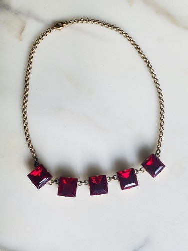 Collier ras cou cabochon - de,