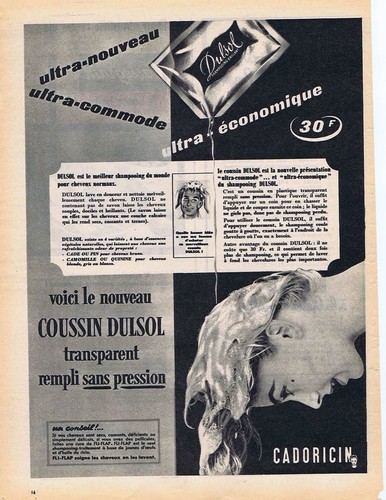 Publicite advertising 114 - 114, 1956
