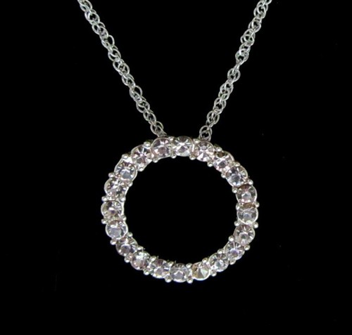 Brilliant crystal circle - circle, of