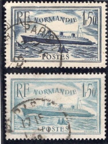 Timbres france normandie - france,