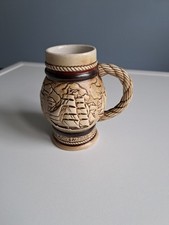 Chope bière vintage 1970 - voiliers - Brésil Avon