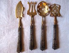 4 couverts anciens vermeil