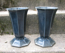 Paire vase tulipe ancien - vase,