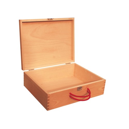 Coffret bois vide 50mm - -,