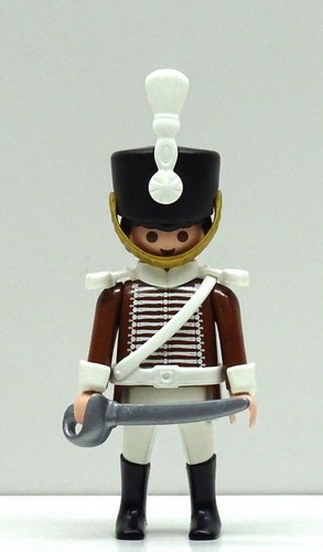 Playmobil husar soldat - playmobil, brun