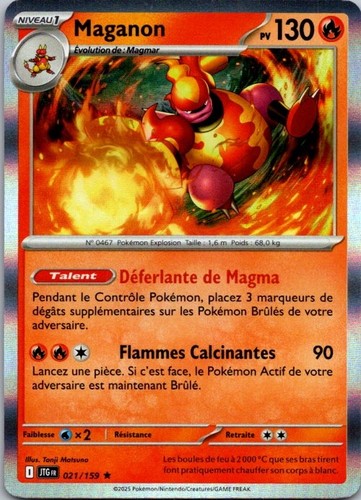 Carte pokémon maganon - maganon, 021/159