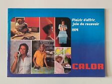 CATALOGUE CALOR 1974 - VINTAGE ORANGE