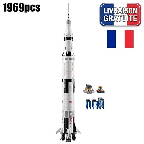 Set fusée espace 1969 - fusée,