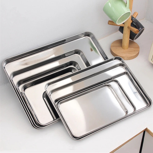 Plateau inox 304 rectangle - inox,
