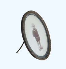 CADRE PHOTO ART DECO LAITON