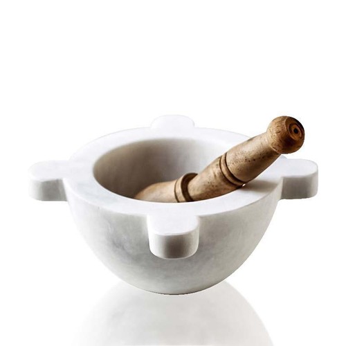 Mortier cuisine marbre - mortier, de