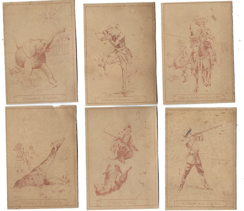 Anciens chromos sur - anciens, papier