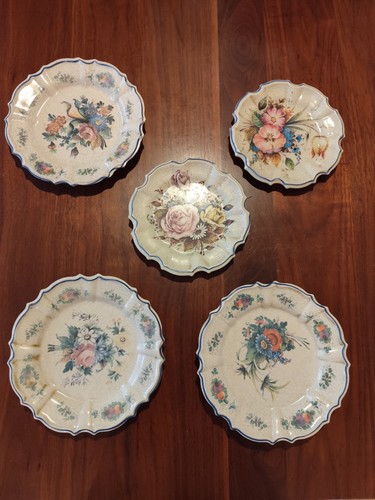 Lot assiettes decoratives à - lot, 5