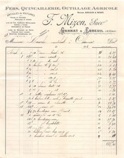 1913 FERS QUINCAILLERIE