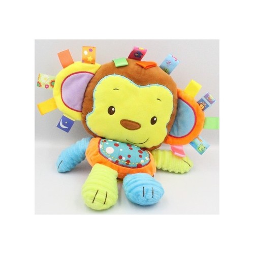 Doudou singe marron - , vert