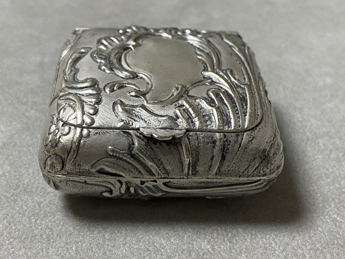 Ancien poudrier argent - ancien,