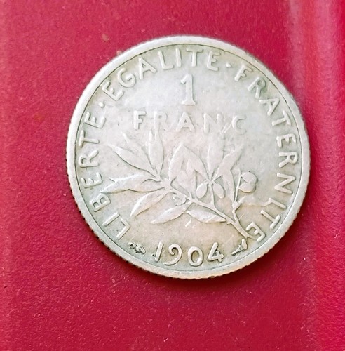 Franc semeuse argent 1904 - franc,