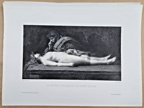 Lithographie 1898 après - lithographie, j